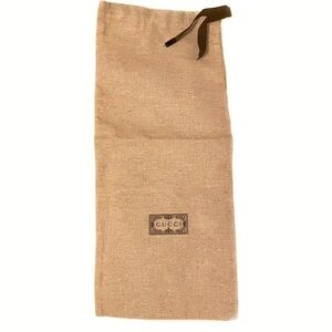 🆕 Gucci Canvas Dust Bag 15”x 6.5”